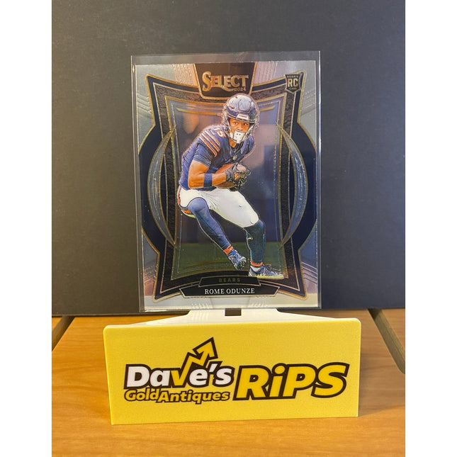 Rome Odunze 2024 Panini Select #3 Rookie RC Card Chicago Bears