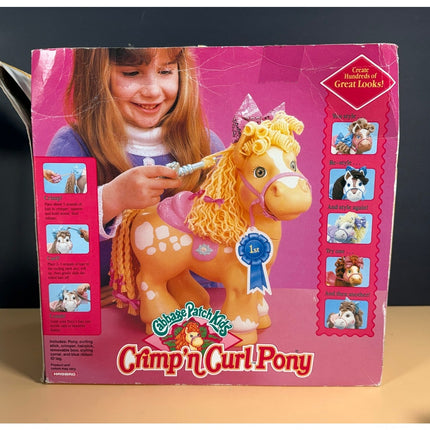 Cabbage Patch Kids 12" Crimp'n Curl Pony Vintage Toy Original Box