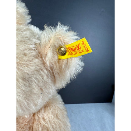 Steiff Original Teddy Bear 0201/41 12" Mohair Plush Moveable Arms & Legs Vintage