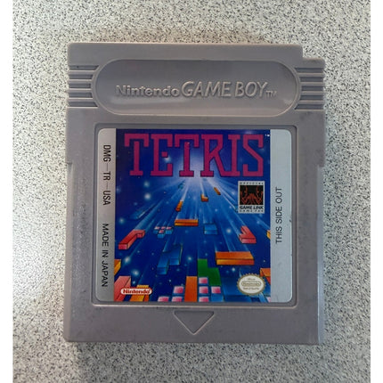 Nintendo Game Boy Tetris Cartridge Vintage Puzzle Game
