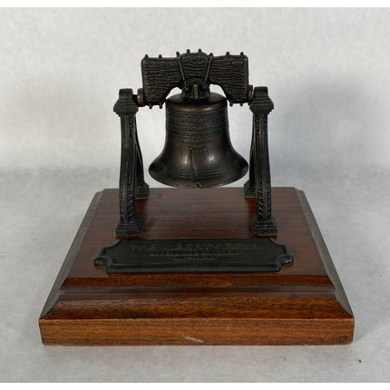 Penncraft "The Liberty Bell" on Wooden Platform Display
