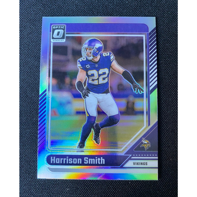 2024 Panini Donruss Optic Harrison Smith #132 Holo Silver Vikings