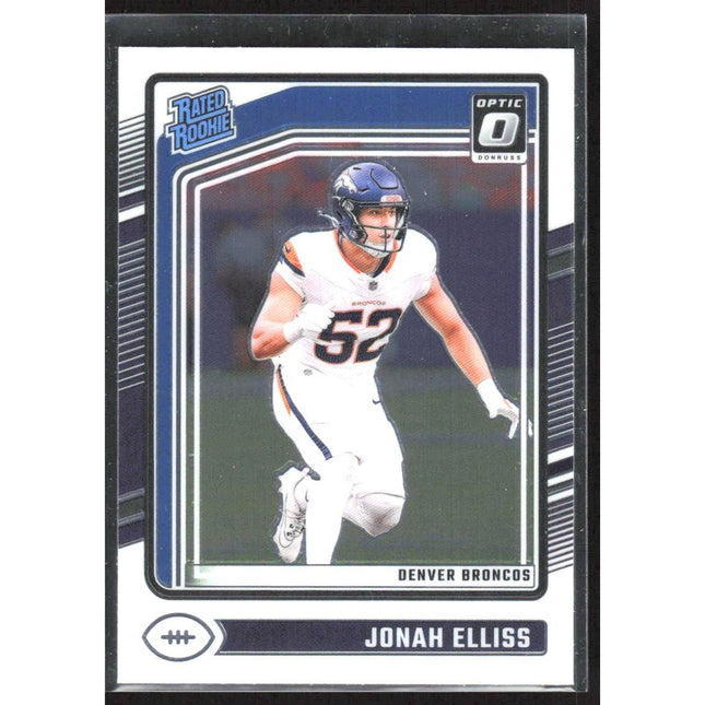 2024 Donruss Optic #257 RC Jonah Elliss Denver Broncos