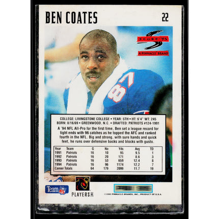 1995 Score Ben Coates #22 New England Patriots