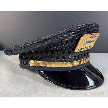 Amtrak Conductor Railroad Hat with Rain Cover