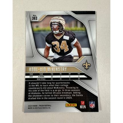 2024 Panini Prizm Kool-Aid McKinstry RC #363 Rookie Card Saints