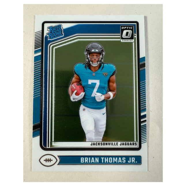 2024 Donruss Optic Brian Thomas Jr RC #214 Rated Rookie Jaguars