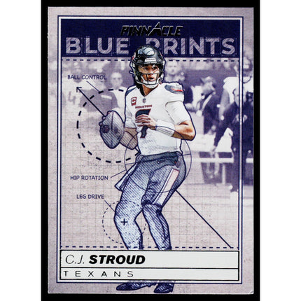 C.J. Stroud 2024 Panini Encore Blue Prints #9 Houston Texans