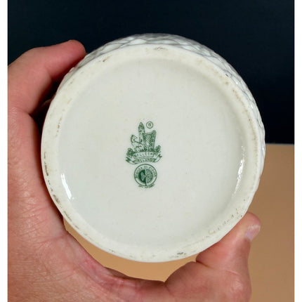 Belleek Pottery Ireland Colonial Vase 6" Porcelain Vase