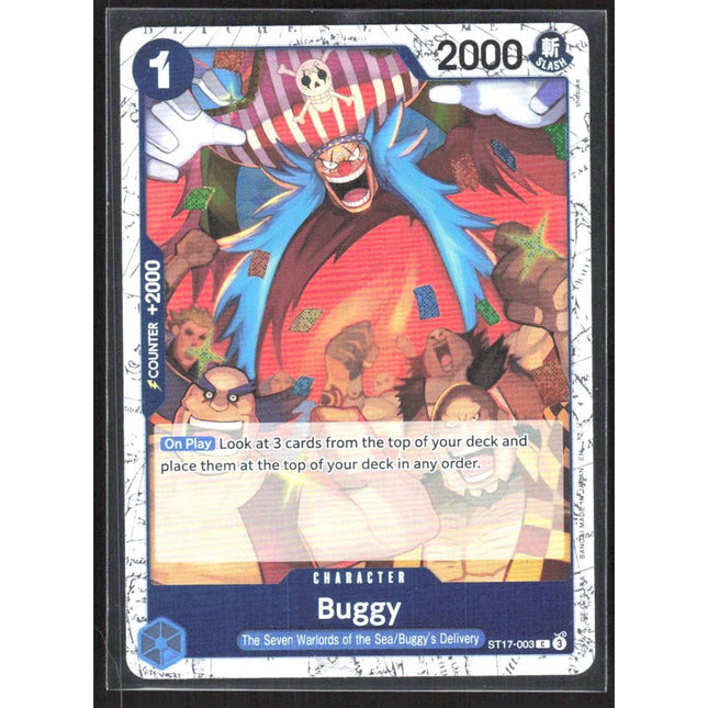 Buggy (Judge Pack Vol. 5) One Piece Promotion Cards #ST17-003 Common