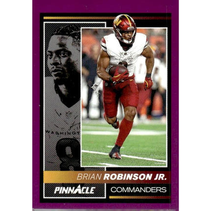 Brian Robinson Jr. 2024 Panini Encore Purple #197 SN Washington Commanders