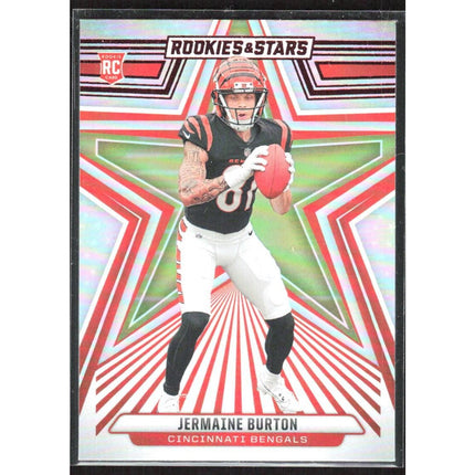 Jermaine Burton 2024 Panini Rookies & Stars #151 RC Cincinnati Bengals