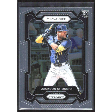 Jackson Chourio 2024 Panini Prizm #277 RC Milwaukee Brewers
