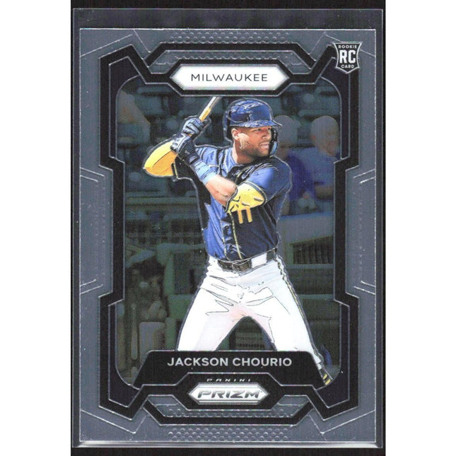Jackson Chourio 2024 Panini Prizm #277 RC Milwaukee Brewers