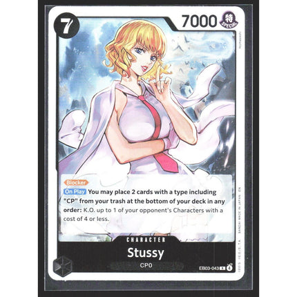 Stussy Extra Booster: One Piece Heroines Edition #EB03-043 Rare