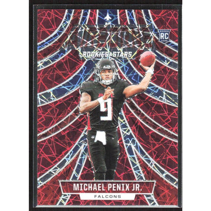 Michael Penix Jr. 2024 Panini Rookies & Stars Airborne Longevity #A-MPJ Falcons