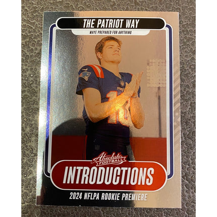 2024 Panini Absolute Introductions RC Card Drake Maye #I-DME