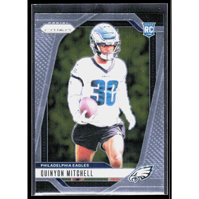 Quinyon Mitchell 2024 Panini Prizm Silver #381 RC Philadelphia Eagles