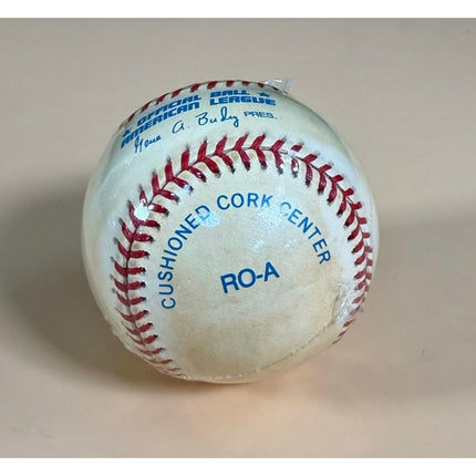 Phil Rizzuto Signed Rawlings Official American League Baseball 1990s No COAc