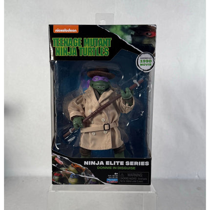 Nickelodeon TMNT 1990 Movie Ninja Elite Series “Donnie in Disguise” Figure NIB
