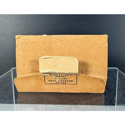 Vintage Chase’s Ice Cream Half-Pint Cardboard Container Antique Advertising
