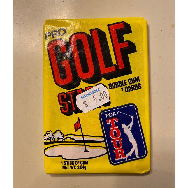 1981 Donruss Pro Golf Stars PGA Tour – Sealed 7-Card Pack