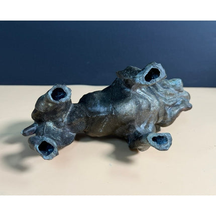 Early Cast Metal Bulldog Figurine 7" Statue