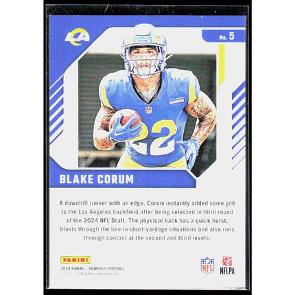 Blake Corum 2024 Donruss Elite Series Rookies #5 Los Angeles Rams