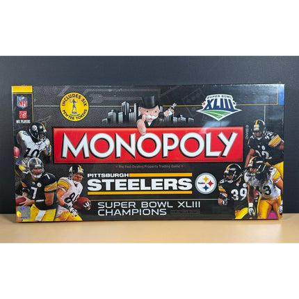 Pittsburgh Steelers Monopoly Board Game NISB New Sealed