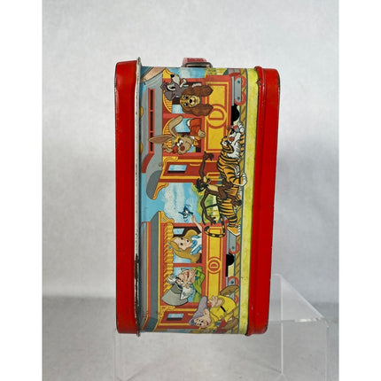Vintage 1983 Disney Express Railroad Train Aladdin Metal Lunchbox (No Thermos)