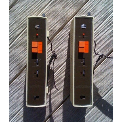 Pair of VTG 1973 Fanon Tourney T-404 Walkie Talkies 3 Channel Transceivers w/ Boxes