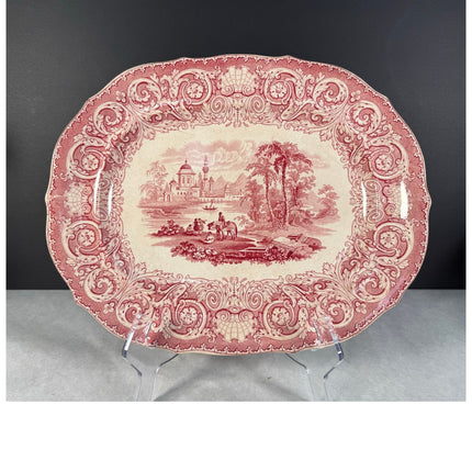 Thessalian CM Red 13" Platter – Wassersale Glaze