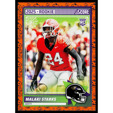 Malaki Starks 2025 Score-A-Treat #24 RC Baltimore Ravens