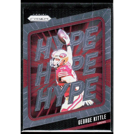 George Kittle 2024 Panini Prizm Hype #8 San Francisco 49ers