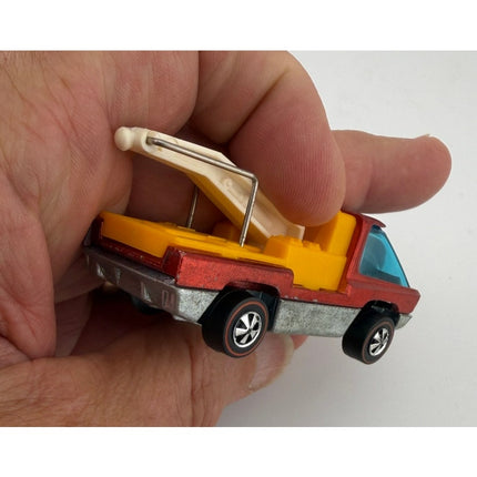 Hot Wheels Redline Heavyweights Tow Truck 1970 72 Hong Kong Red Diecast
