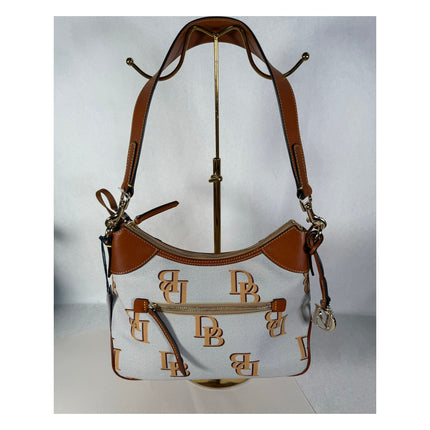 Dooney & Bourke Monogram Small Hobo Shoulder Handbag NWT MSRP $298