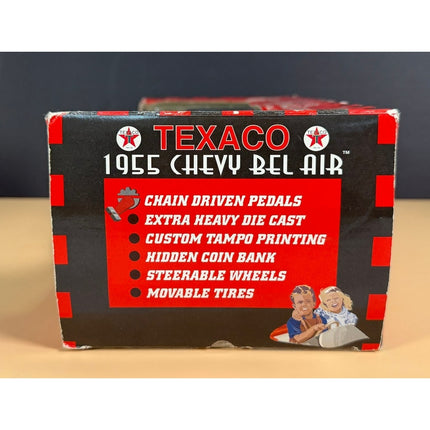 Gearbox Texaco 1955 Chevy Bel Air Chain Driven Pedal Car Bank Series #12 OB
