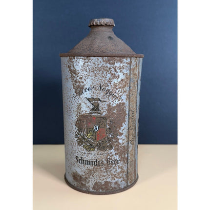 Schmidt’s Light Beer Cone Top Can 7.5" Vintage Brewery Advertising Collectible