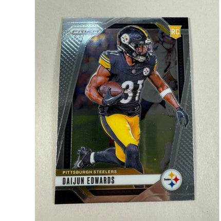 2024 Panini Prizm Daijun Edwards RC #323 Rookie Card Steelers