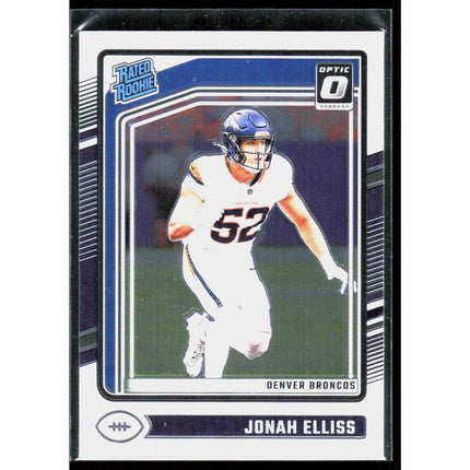 Donruss Optic Jonah Elliss 2024 #257 RC Denver Broncos