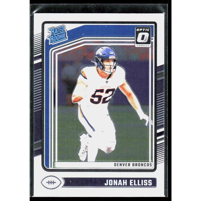 Donruss Optic Jonah Elliss 2024 #257 RC Denver Broncos