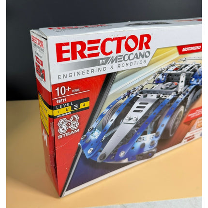 Erector by Meccano SuperCar 25-in-1 Building Kit 18211 Motorized NISB