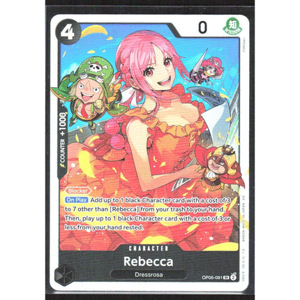 Rebecca Awakening of the New Era #OP05-091 Super Rare