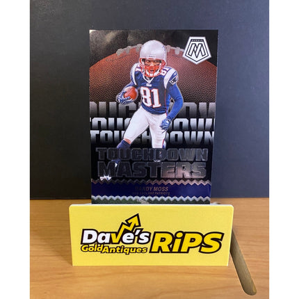 2024 Panini Mosaic Randy Moss #TM-RMS Touchdown Masters Insert Patriots