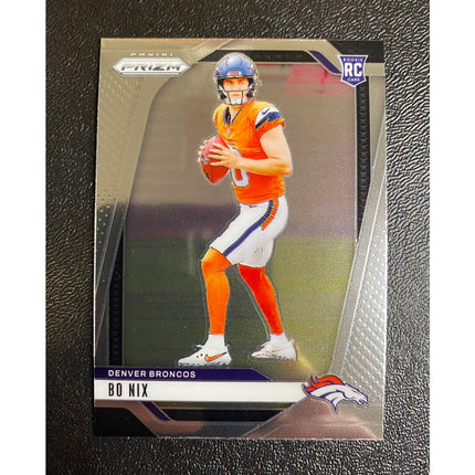 2024 Panini Prizm Bo Nix RC #309 Denver Broncos Rookie Card