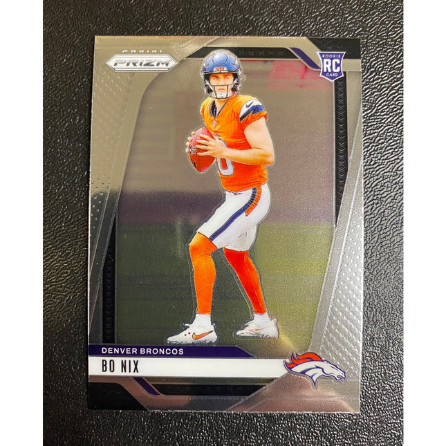 2024 Panini Prizm Bo Nix RC #309 Denver Broncos Rookie Card