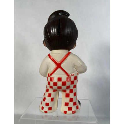 Vintage 1973 Bob’s Big Boy Vinyl Rubber Coin Bank 9" Figure Piggy Bank Doll