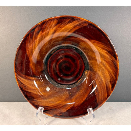 3 Sakura Port of Call Tortoise Shell 9.5" Brown Bowls