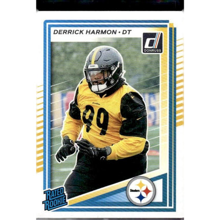 Derrick Harmon 2025 Donruss #391 RC Pittsburgh Steelers