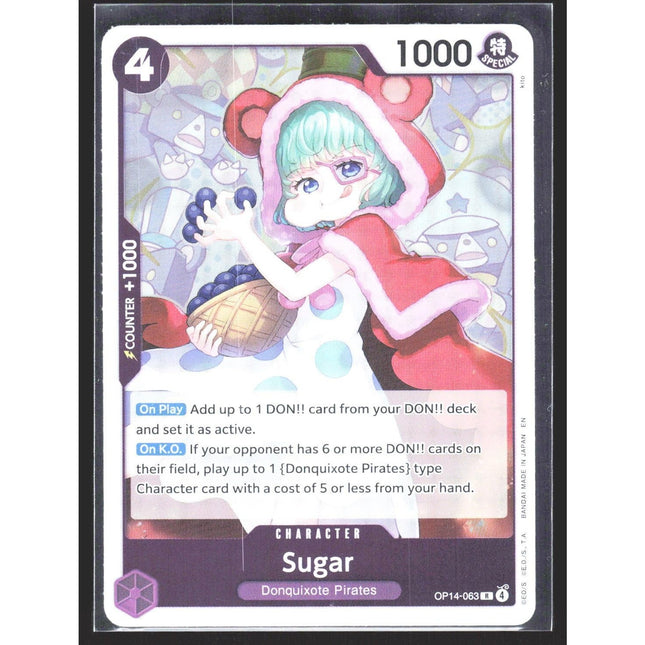 Sugar The Azure Sea's Seven #OP14-063 Rare